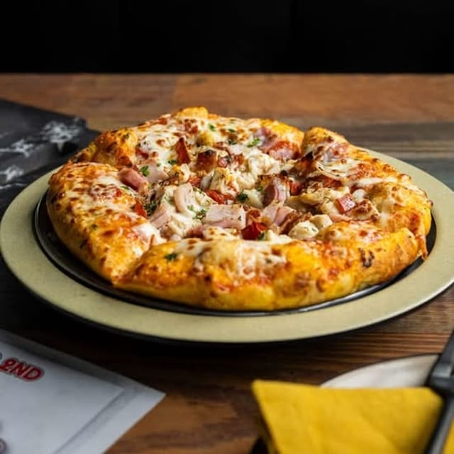 MEAT LOVERS PIZZA.